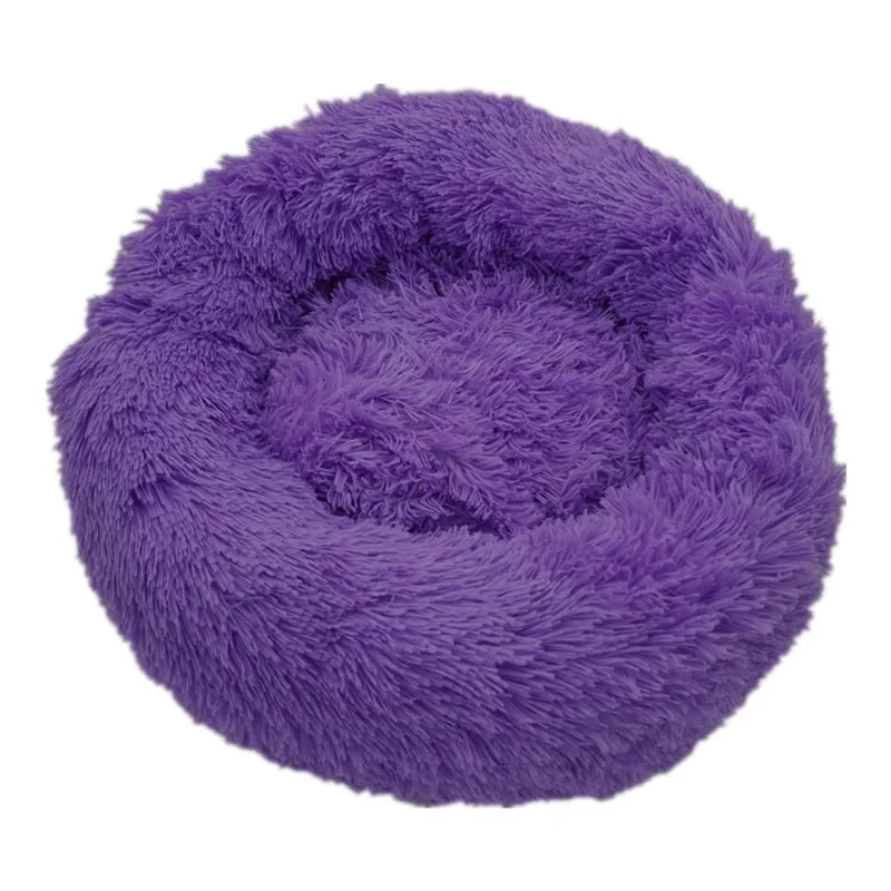 Cama donut calmante para cães e gatos