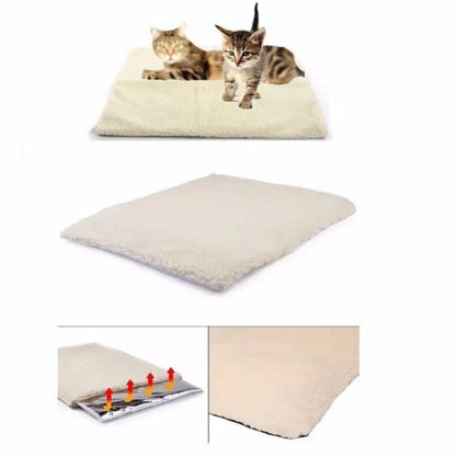 Self-Heating Fleece Pet Bed