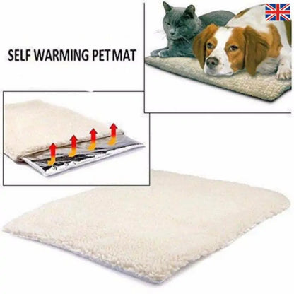 Self-Heating Fleece Pet Bed